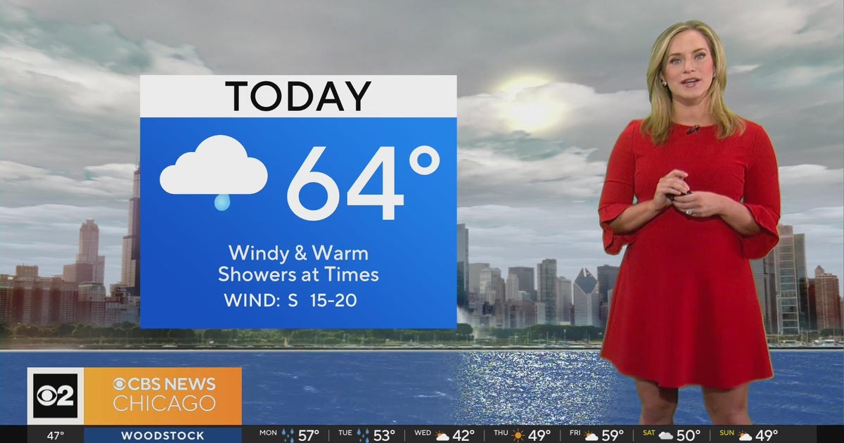 Windy, warm day in Chicago with heavy rain ahead - CBS Chicago