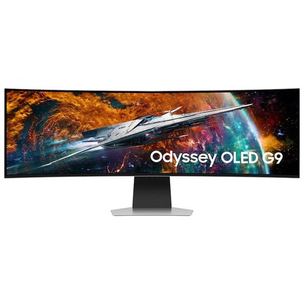 49-inch Odyssey OLED G9 curved smart gaming monitor