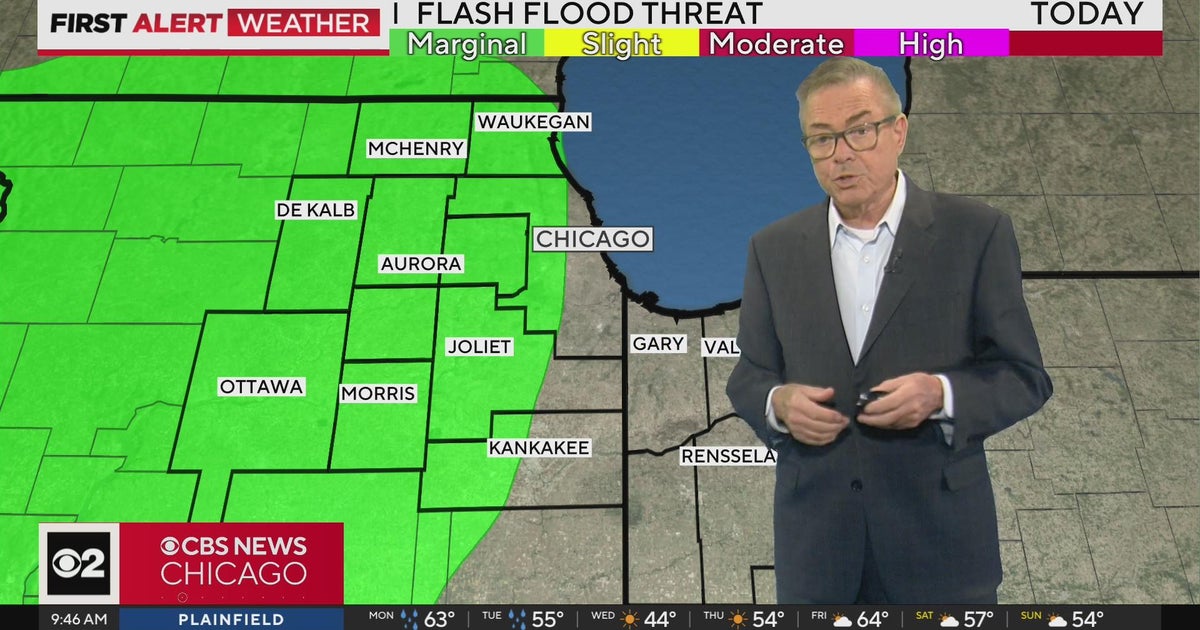 Windy, warm day in Chicago; severe storm threat Tuesday - CBS Chicago