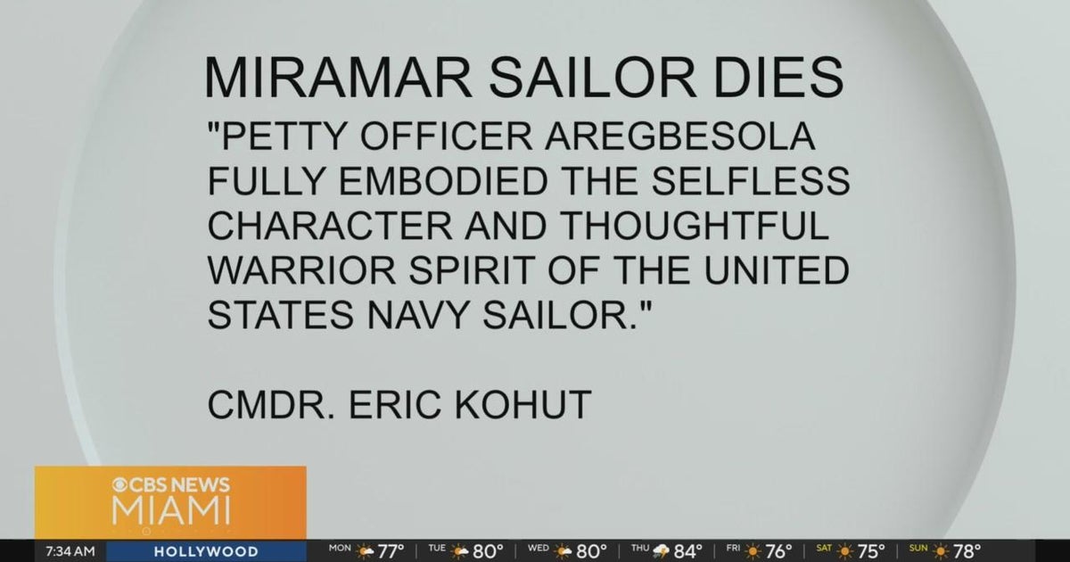 US Navy sailor from Miramar died in Pink Sea deployment