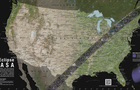 Eclipse map of totality 