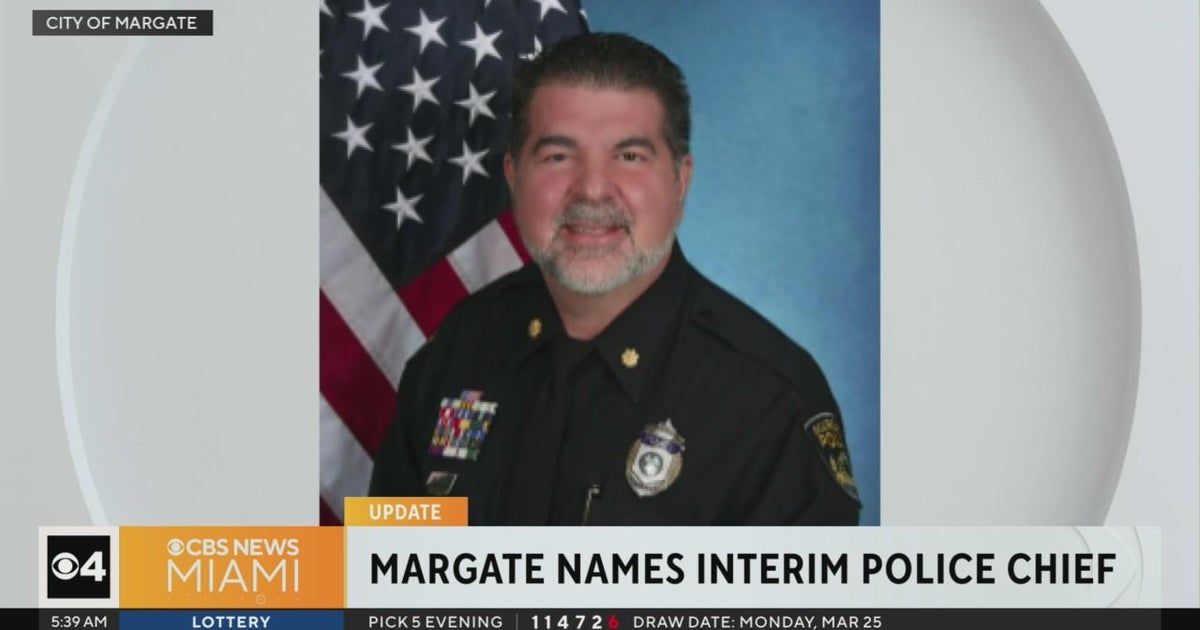 City of Margate has tapped police Major Michael Palma to be interim law enforcement chief