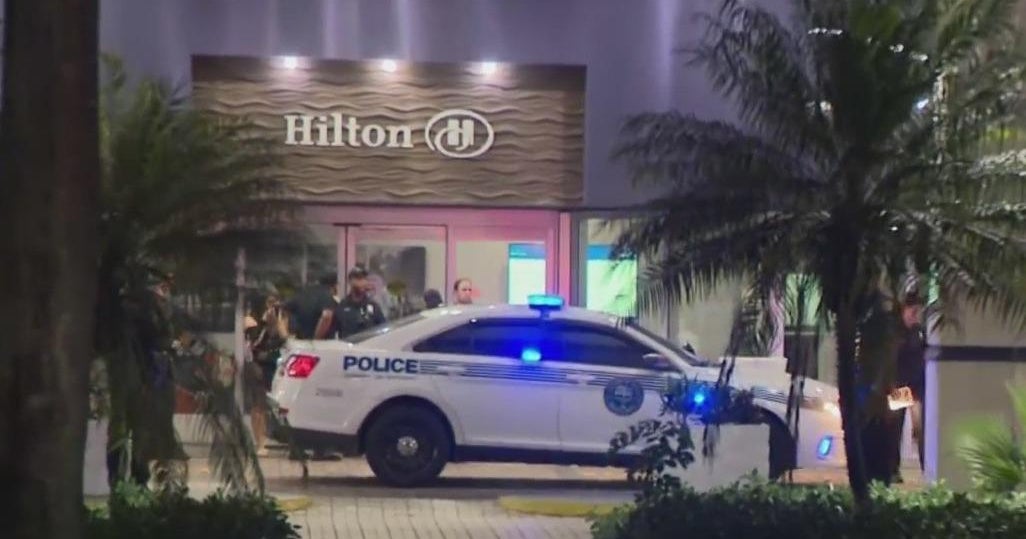 Teenager taken to the hospital following being shot at the Hilton Miami Downtown Teenager taken to the hospital following being shot at the Hilton Miami Downtown