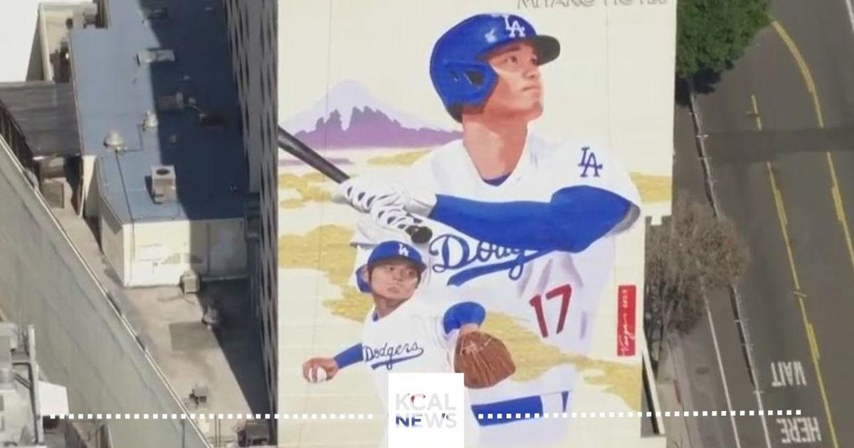 Shohei Ohtani mural unveiled in Los Angeles - CBS Los Angeles