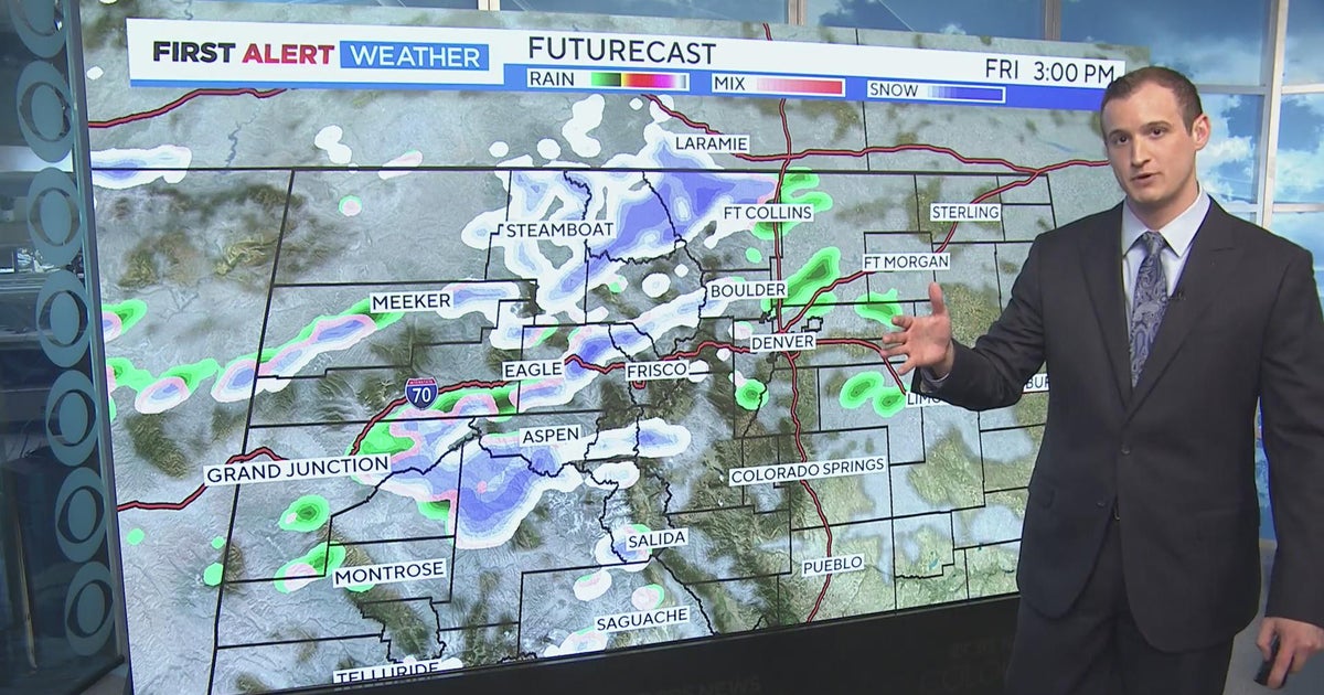 Tracking ups and downs for the holiday weekend across Colorado - CBS ...
