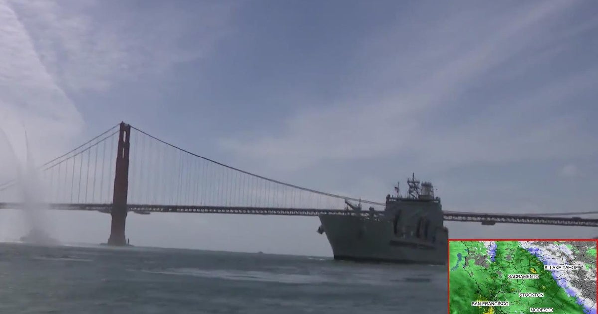 Arrival of the USNS Harvey Milk ship in San Francisco