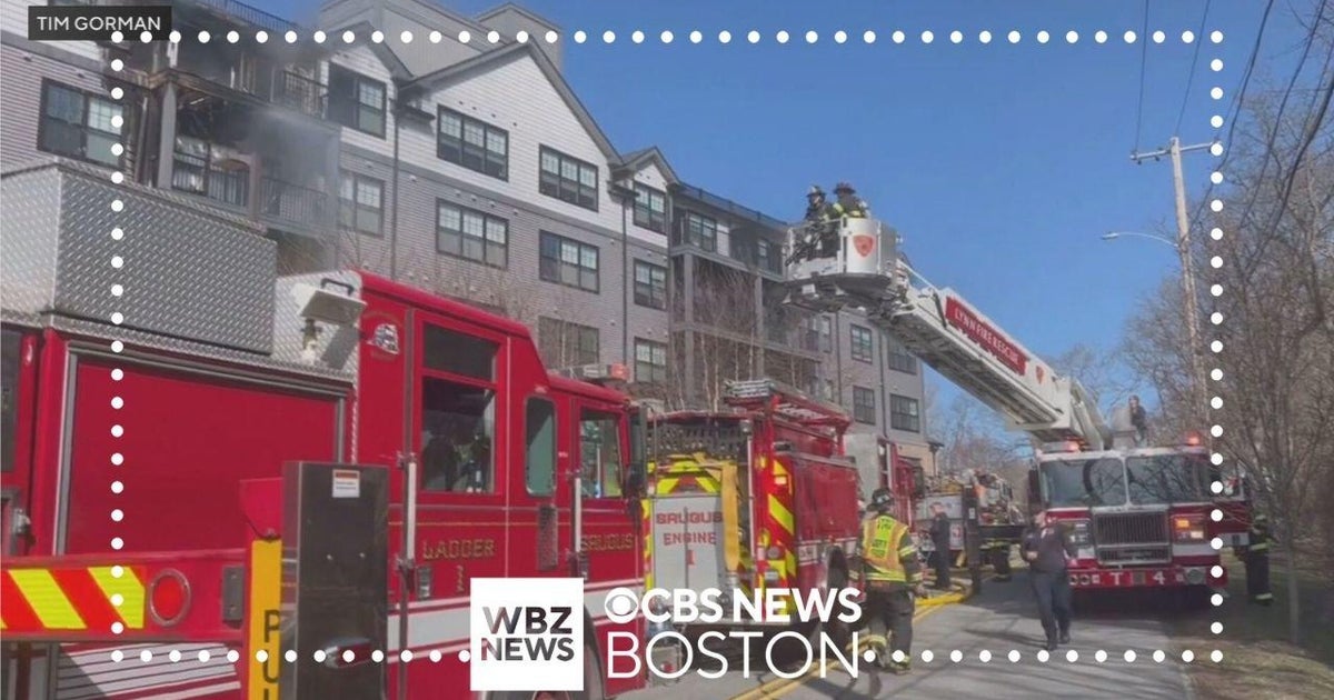 Several displaced after fire at Lynn apartment building - CBS Boston