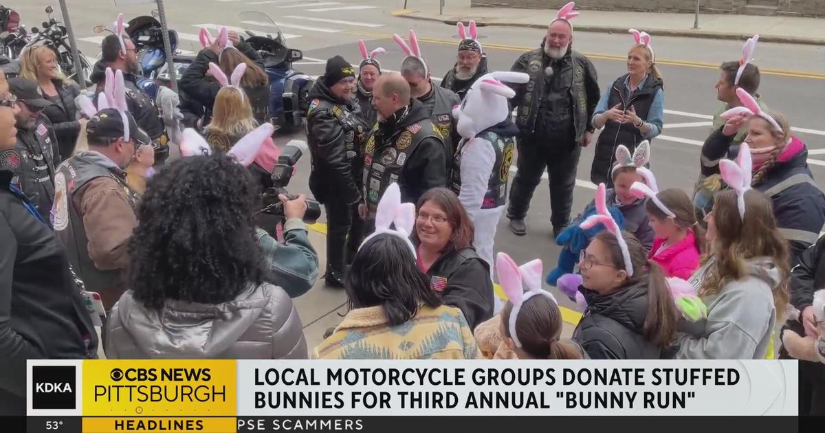 Motorcycle groups donate stuffed bunnies for 3rd annual 'Bunny Run'