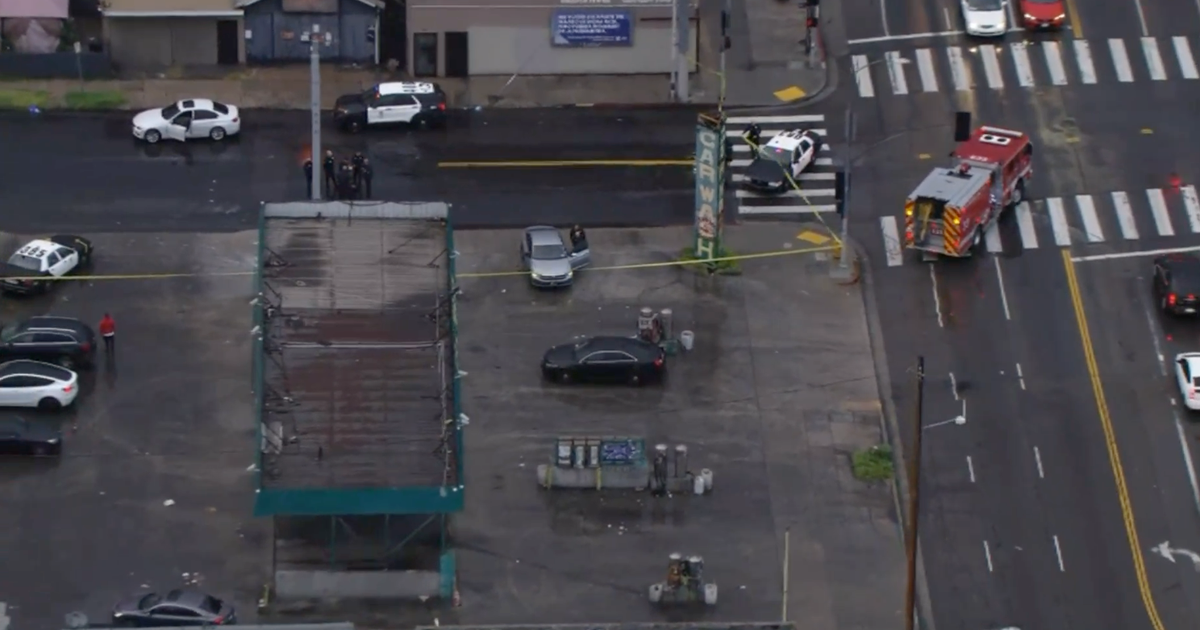One hospitalized after shooting in South LA - CBS Los Angeles