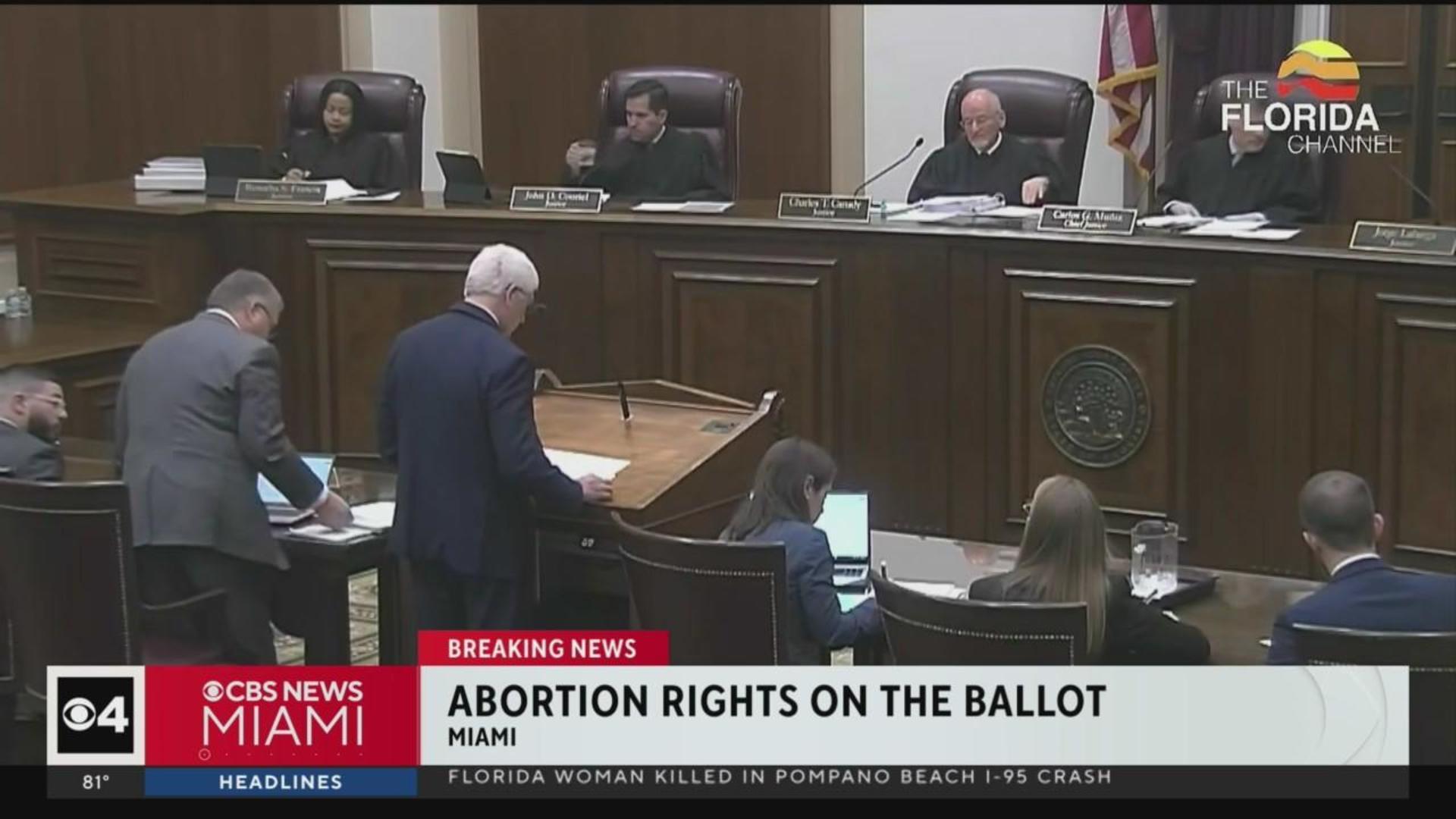 Florida Supreme Court makes ruling on abortion