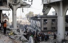 Aftermath of a two-week Israeli operation at Al Shifa Hospital and the area around it 
