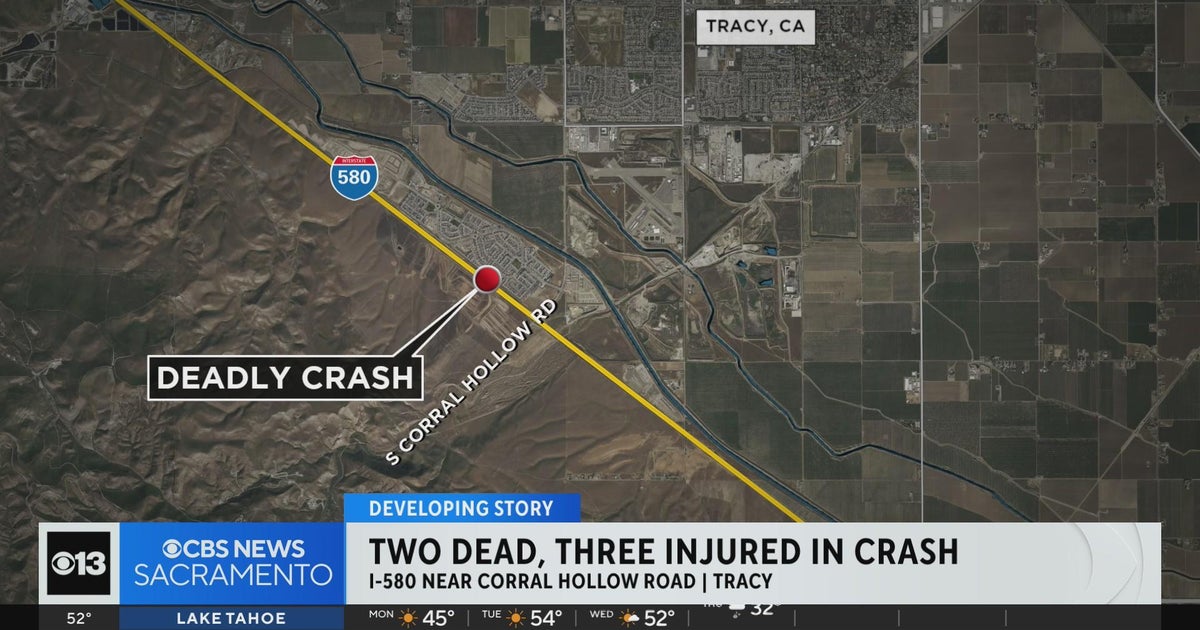 2 killed, 3 hurt in wrong-way driver crash near Tracy
