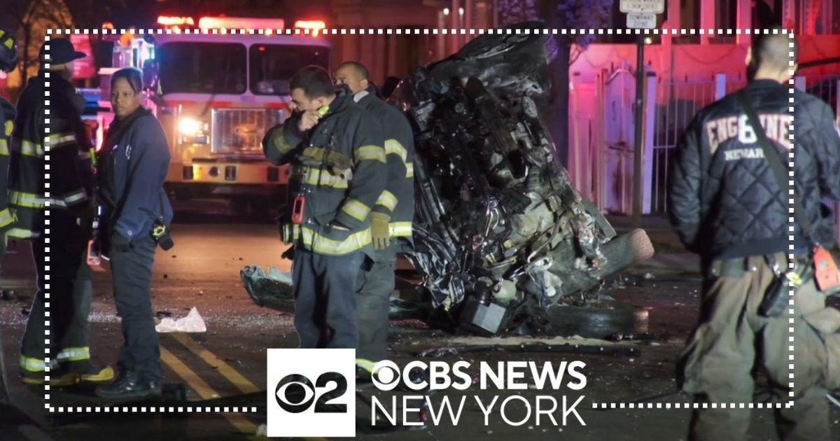 Newark shooting victim gets trapped in mangled car on way to hospital ...
