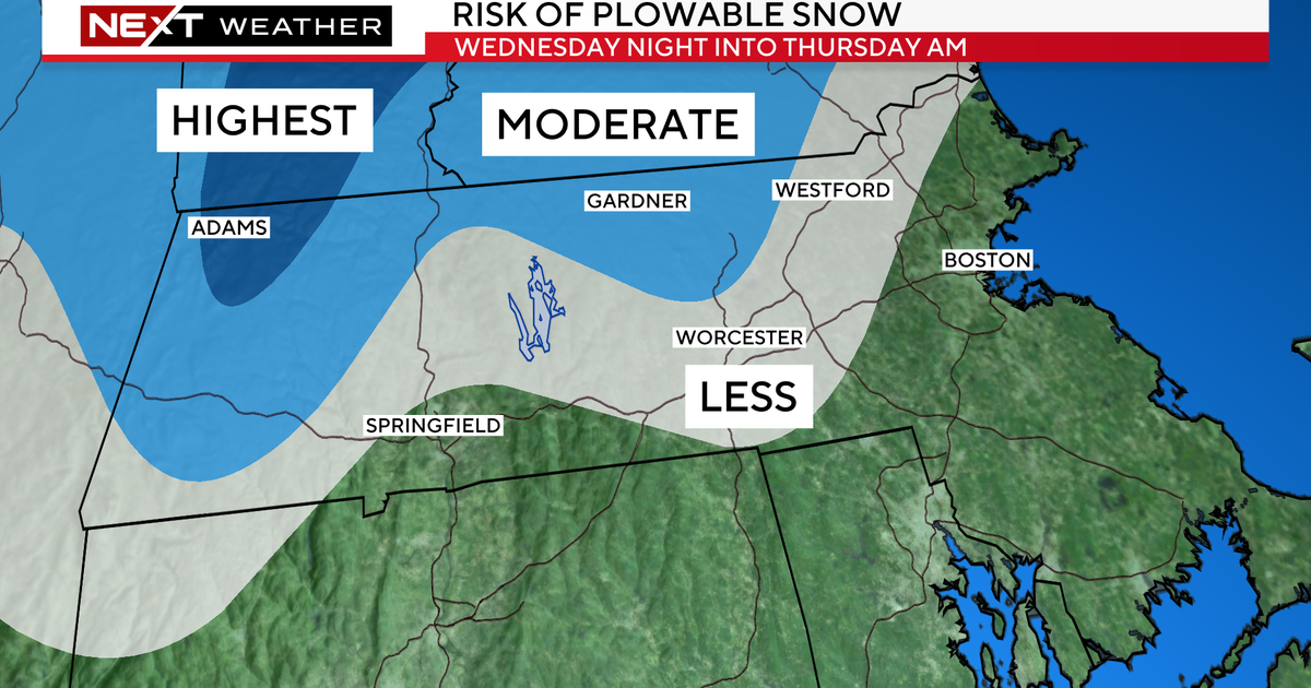 Snow could be part of long mid-week storm coming to Massachusetts - CBS ...
