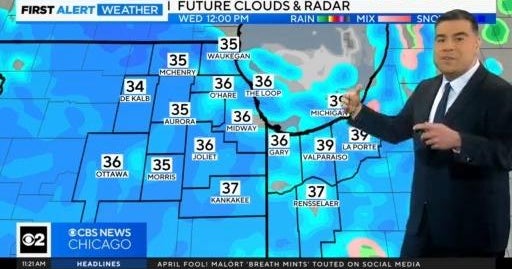 Rain turns into snow for Wednesday - CBS Chicago