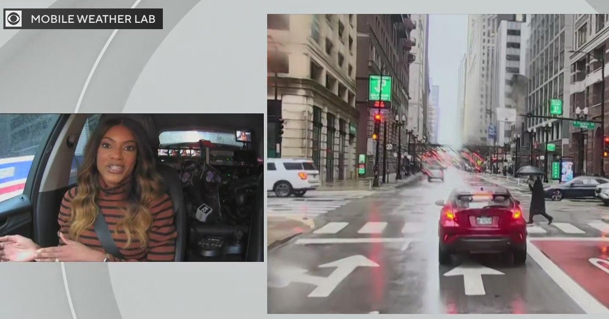 Wintry mix causing wet roads in Chicago - CBS Chicago