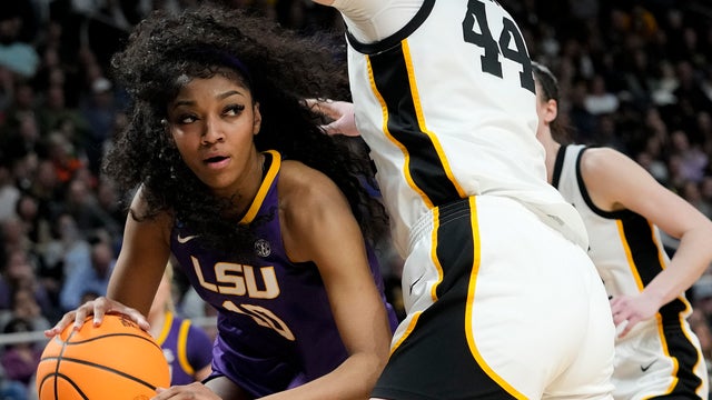 NCAA LSU Iowa Basketball