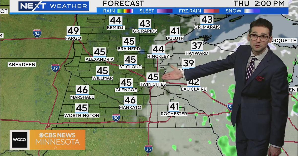 Mostly cloudy with temps in the high 40s for Minnesota Twins' home opener Thursday