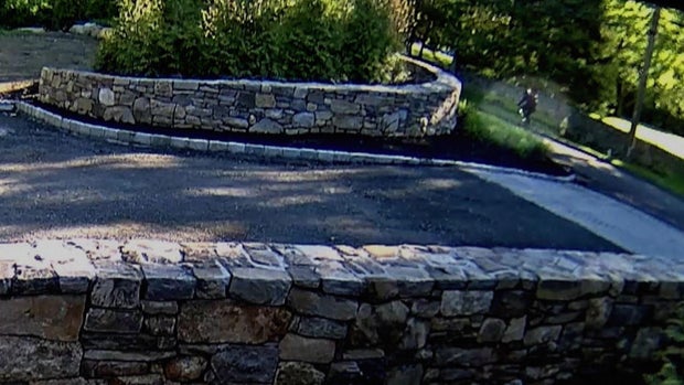 Fotis Dulos on bike surveillance video