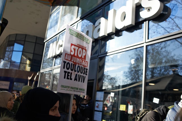 Demonstartion In Support Of Gaza Held In Toulouse 