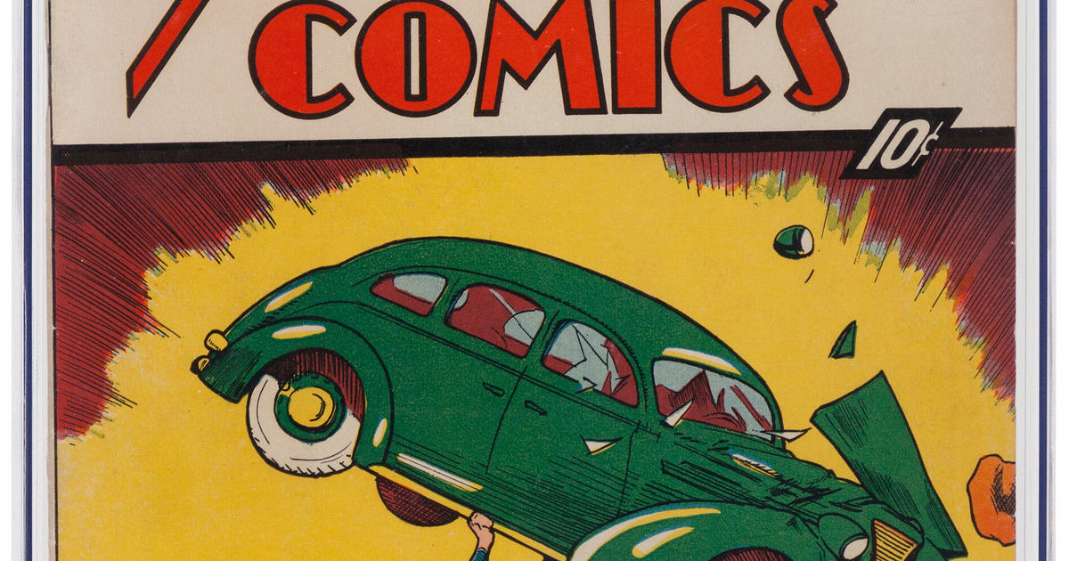 Оригинално печатно издание на комикса, представящ Супермен, беше продадено на