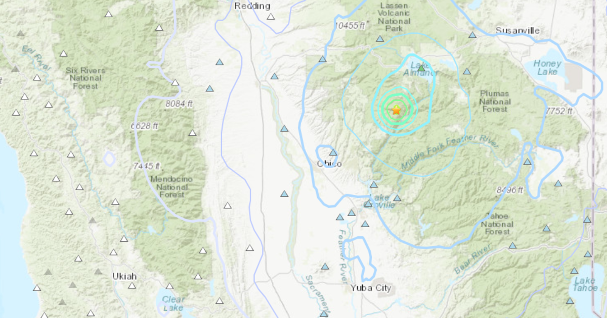 Earthquakes centered near Belden rattle Northern California