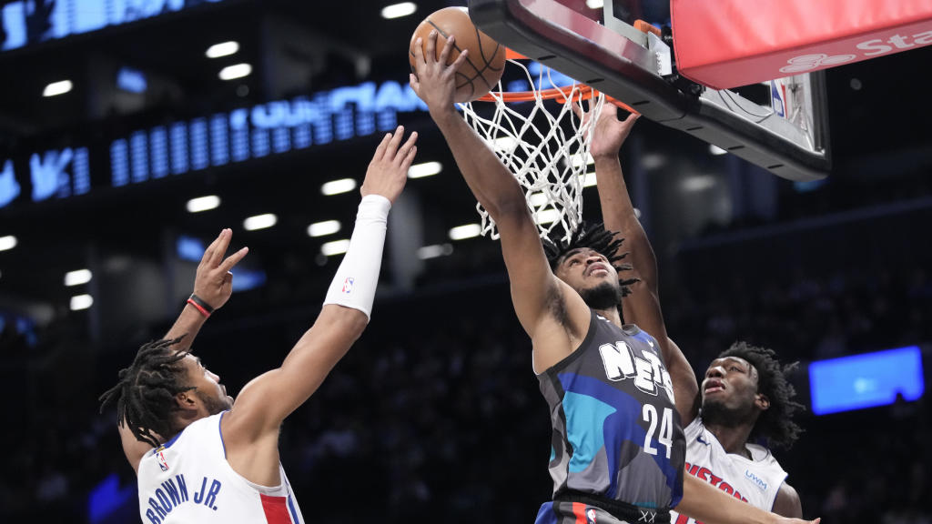 Nets rally to beat Pistons behind Cam Thomas 32 points
