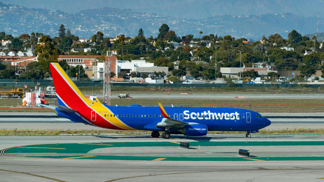 A Southwest Airlines Boeing 737-800 