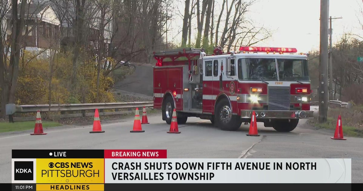 1 woman killed, man hospitalized after crash in North Versailles - CBS ...