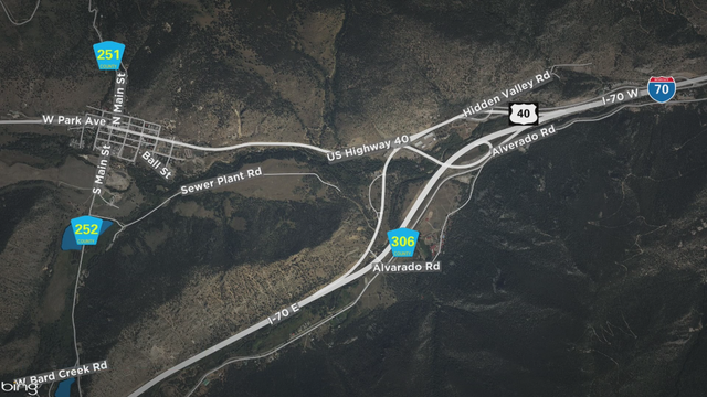 Generic police lights and yellow police tape at crime scene 