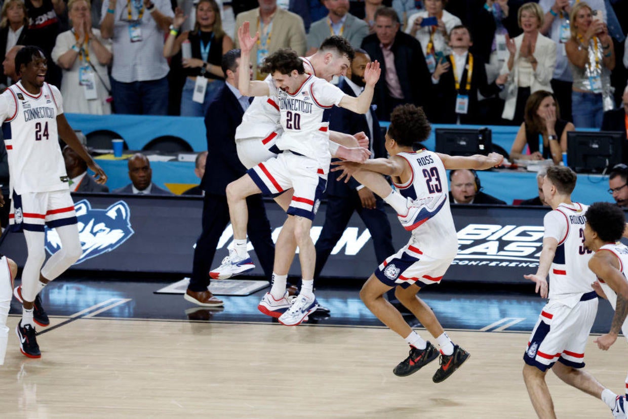 UConn wins NCAA men's basketball tournament, defeating Purdue 75-60 ...