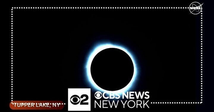 CBS New York witnesses awesome spectacle of total solar eclipse in ...
