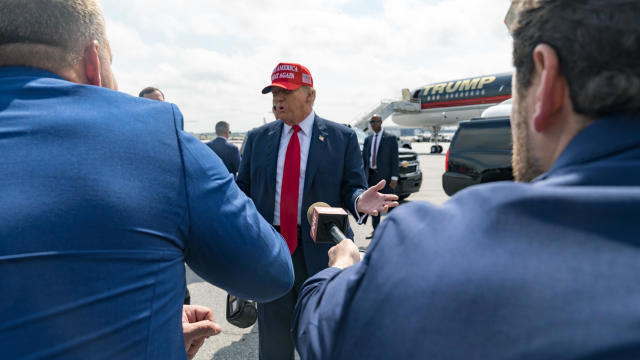 Former President Donald Trump Travels To Atlanta, Georgia 