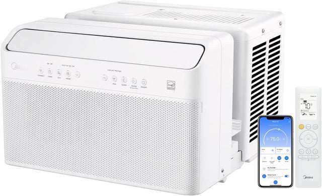 Midea 8,000 BTU U-Shaped Smart Inverter Window Air Conditioner