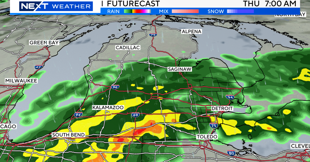 Rain showers will round out our work week in Metro Detroit