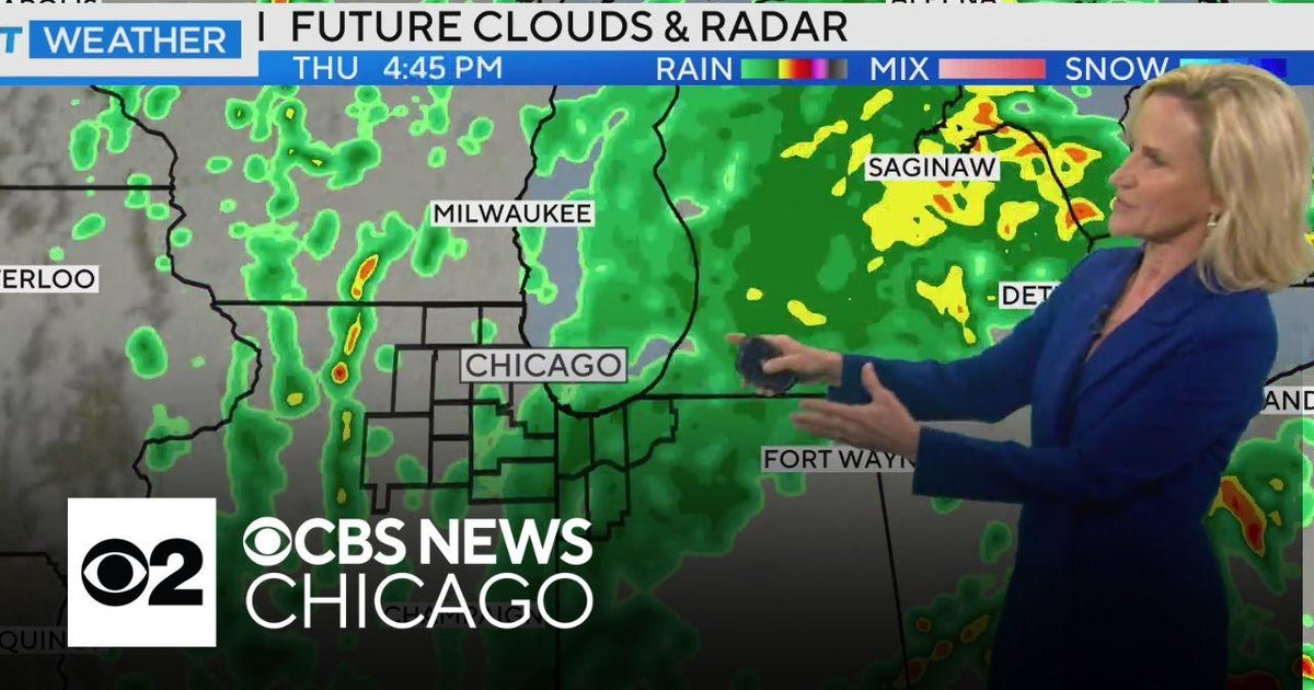 Have rain gear ready for Thursday - CBS Chicago