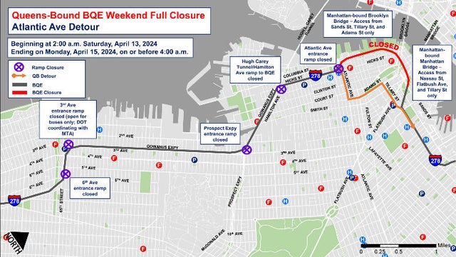 atlantic avenue detour map 