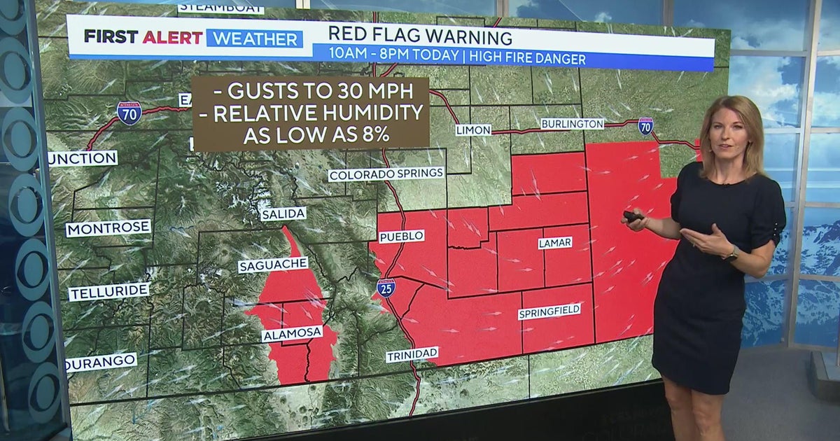Warm Weekend, Elevated Fire Danger for Some - CBS Colorado