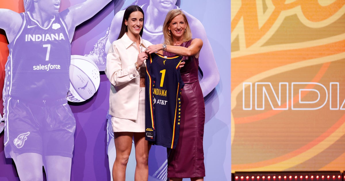 Caitlin Clark is No. 1 pick in WNBA draft, going to the Indiana Fever...