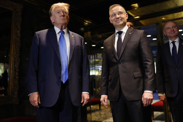 Donald Trump Meets With Polish President Duda At Trump Tower 