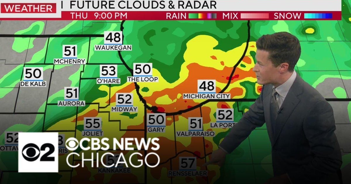 Some severe storms to hit Chicago area Thursday night - CBS Chicago