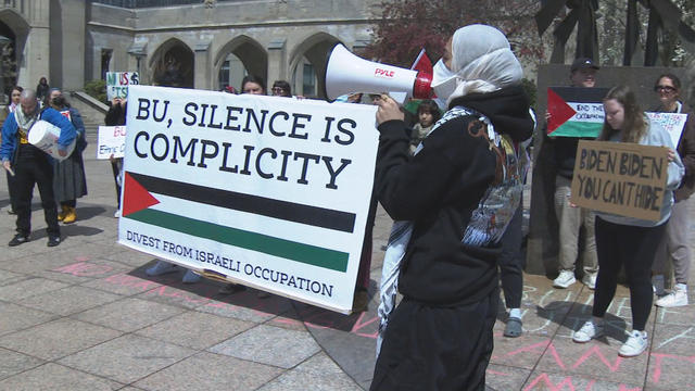 Boston University protest 