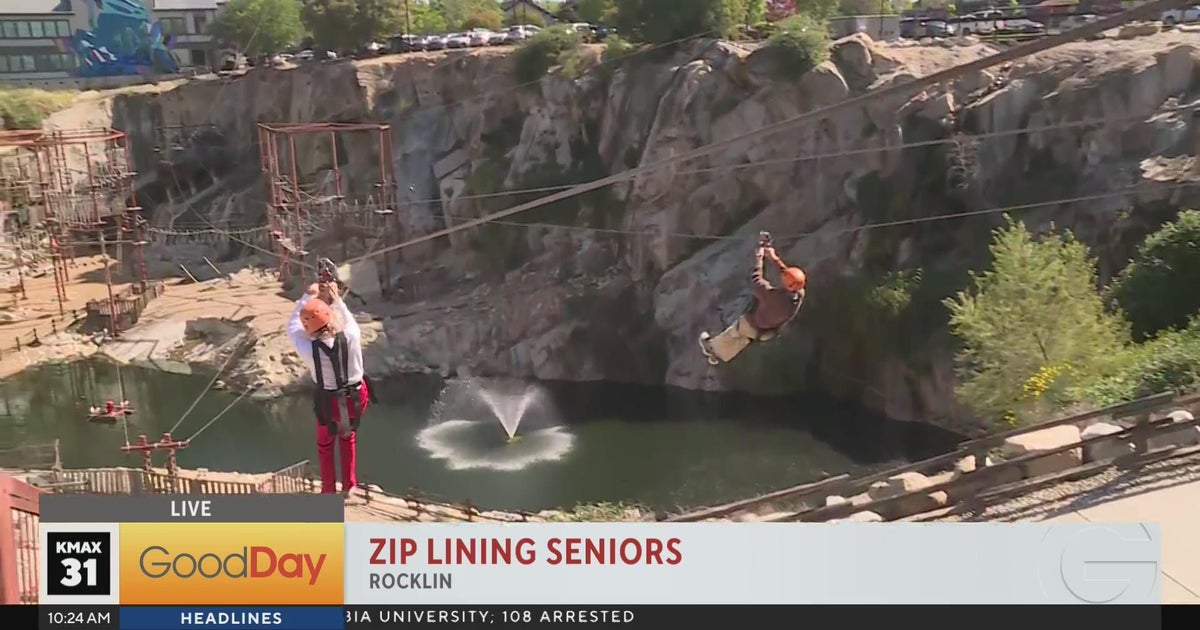 Ziplining seniors at Quarry Park let's zipline! Good Day Sacramento