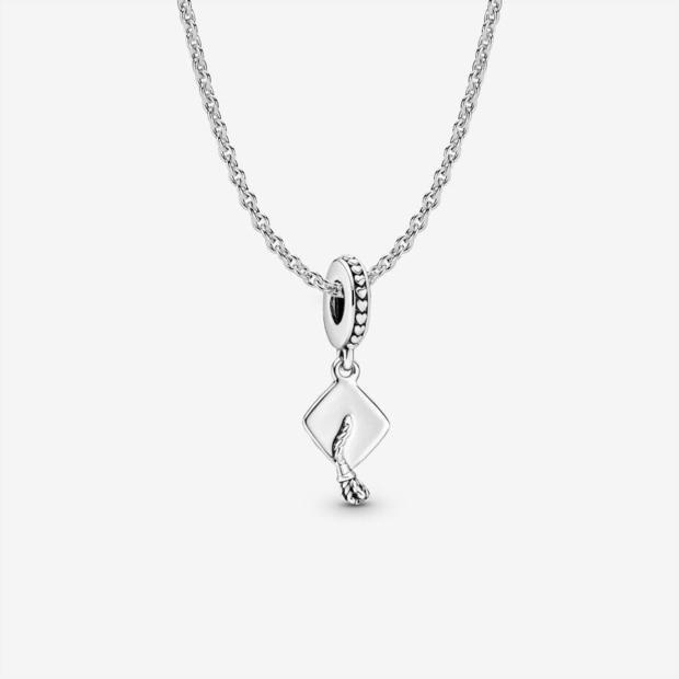 Pandora Graduation Dangle Charm Necklace Set 