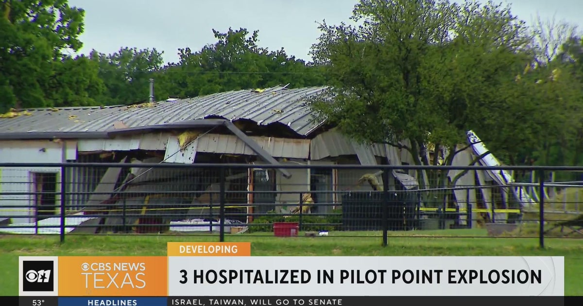 3 injured in Pilot Point explosion - CBS Texas
