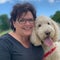 Laura Kowal with her dog 