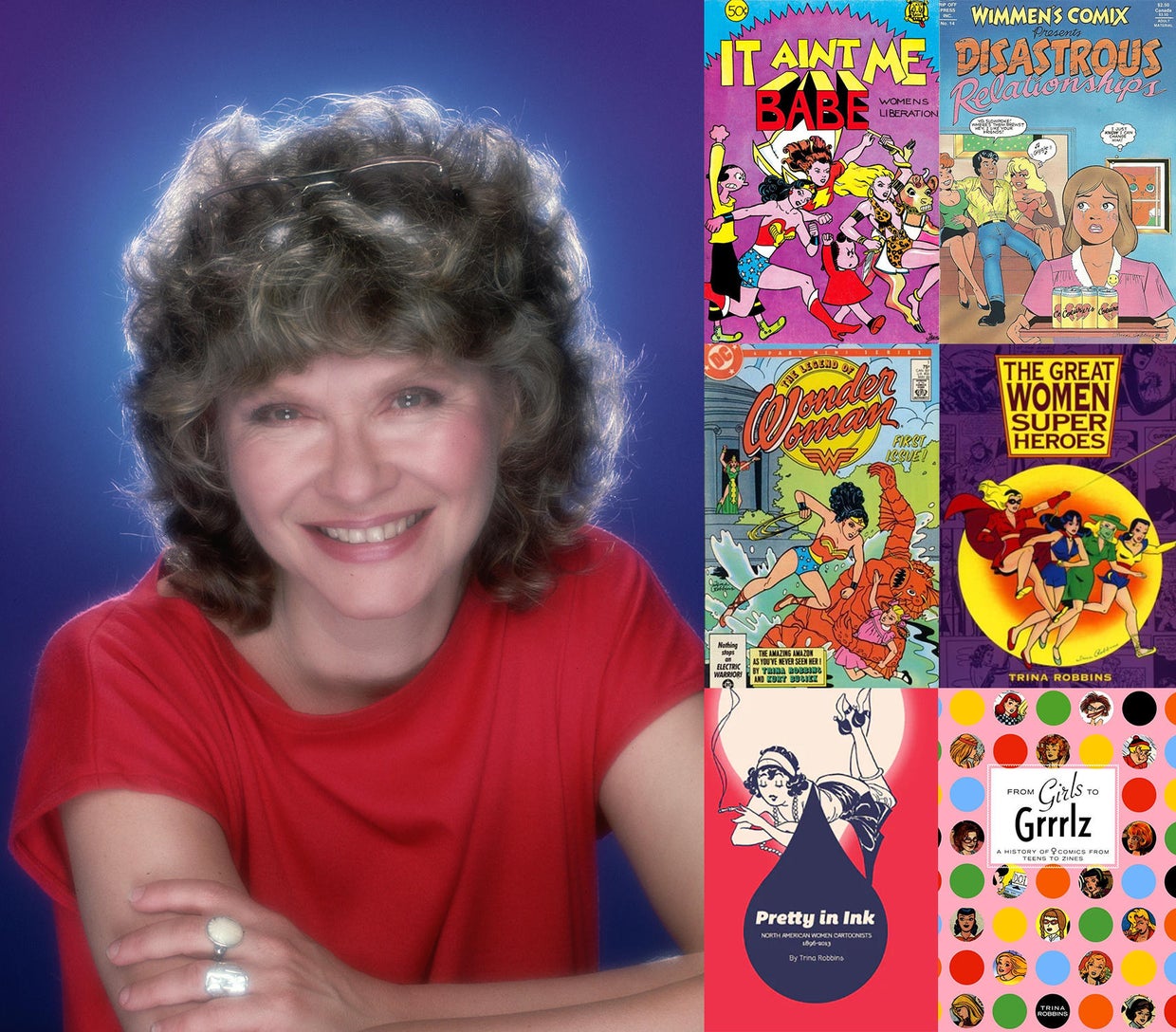 Cartoonist Trina Robbins 
