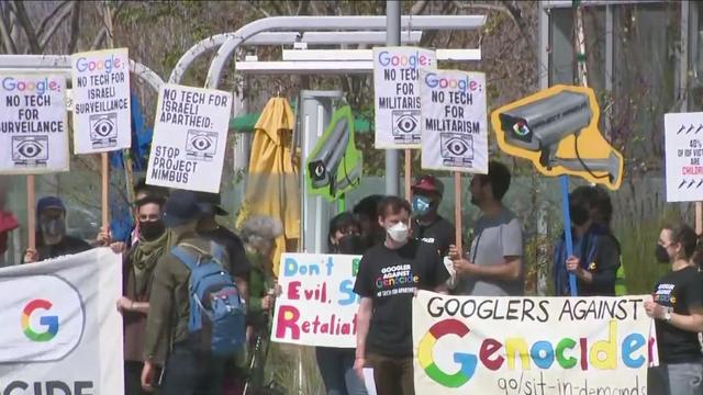 Google workers protest 