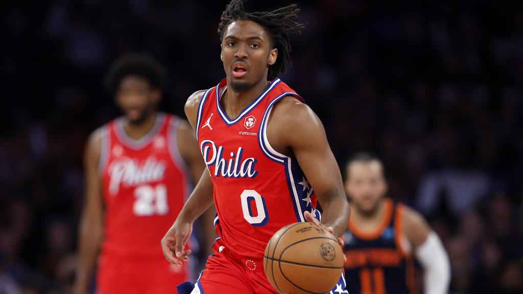 Philadelphia 76ers guard Tyrese Maxey wins NBA's Most Improved Player
Award