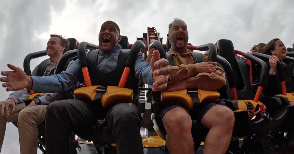 Iron Menace roller coaster at Dorney Park is a 64 mph thrill. Here's ...
